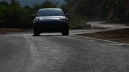 Porsche Macan Ev Front View