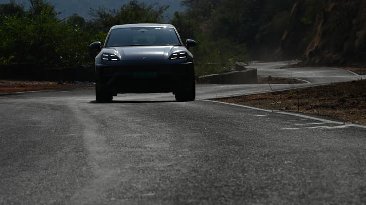 Porsche Macan Ev Front View