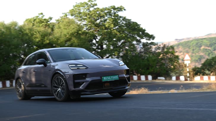 Porsche Macan Ev Front Left Three Quarter