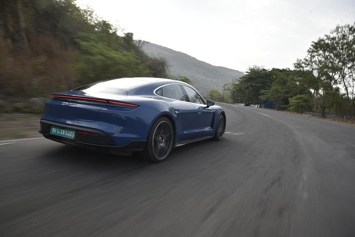Porsche Taycan Rear View