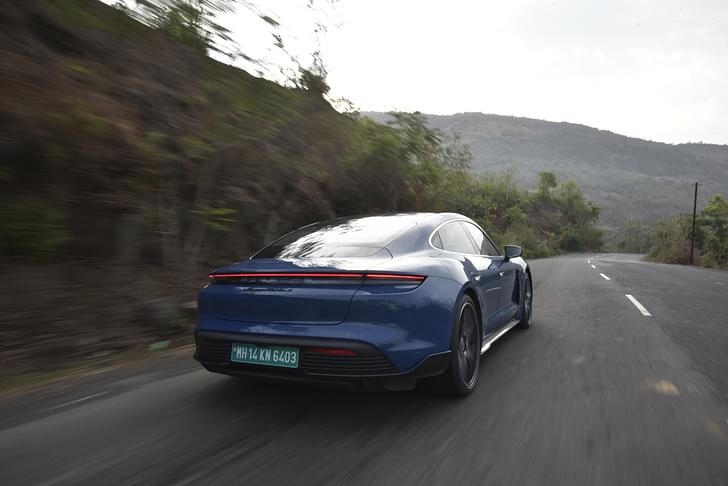 Porsche Taycan Rear View