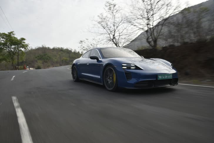 Porsche Taycan Front Left Three Quarter