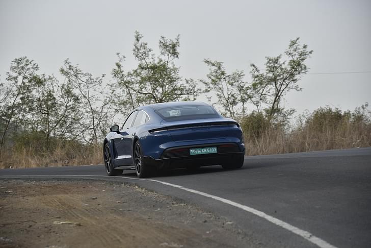 Porsche Taycan Rear View