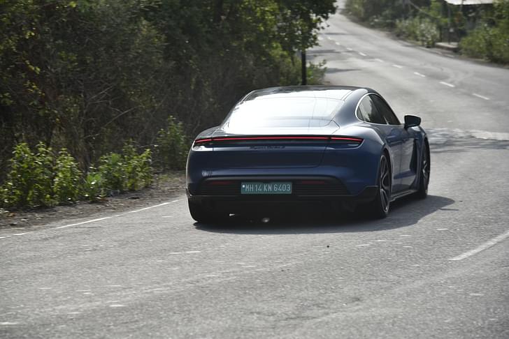 Porsche Taycan Rear View