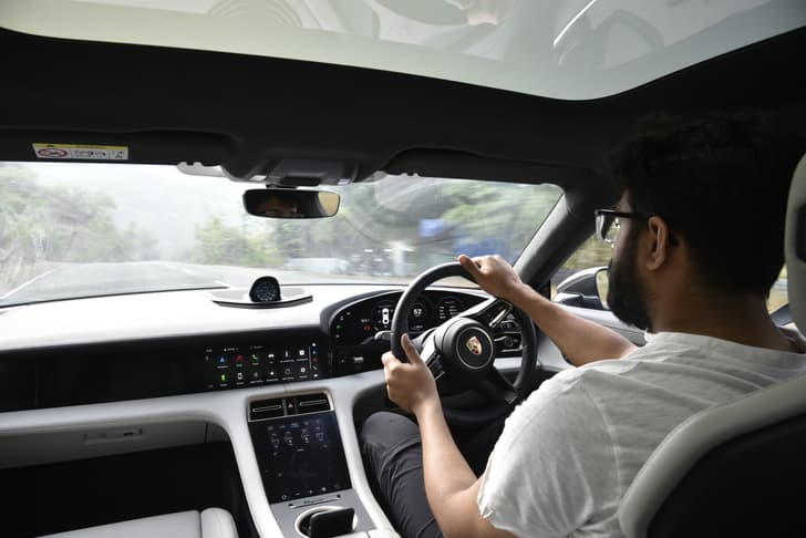Porsche Taycan Dashboard