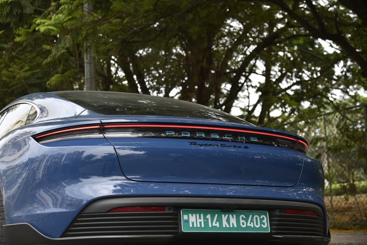 Porsche Taycan Rear View