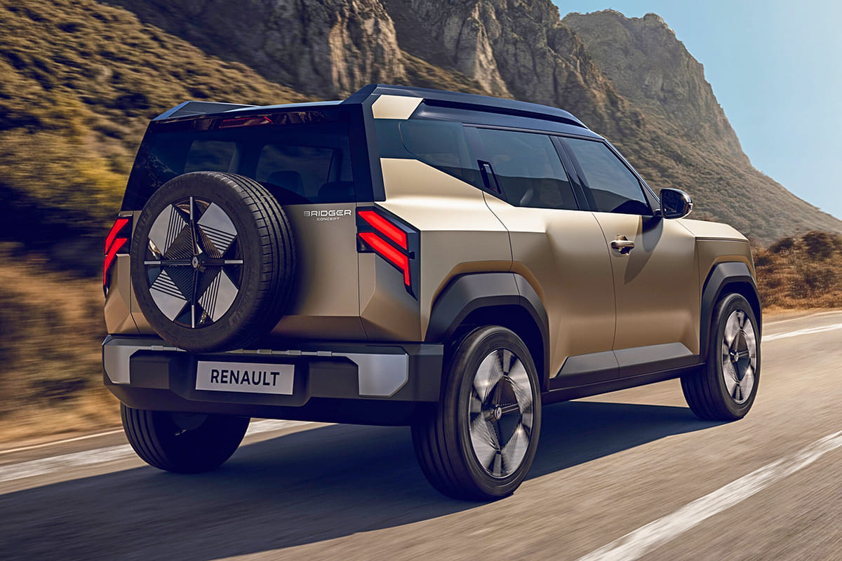 Renault Bridger Rear View Image – Bridger Photos in India | Autocar India