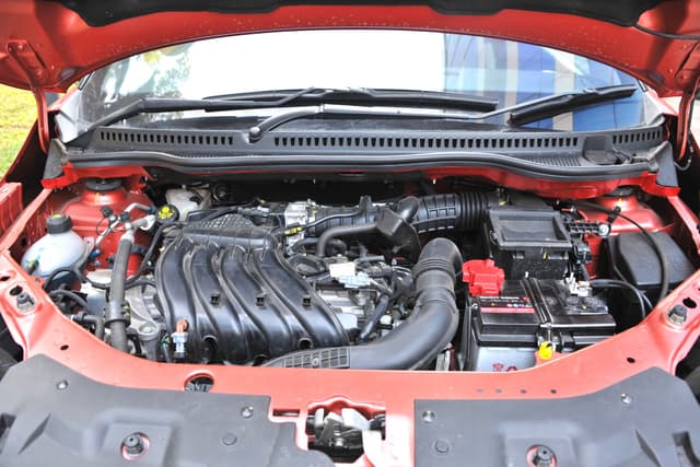 Open Bonnet Engine Shot