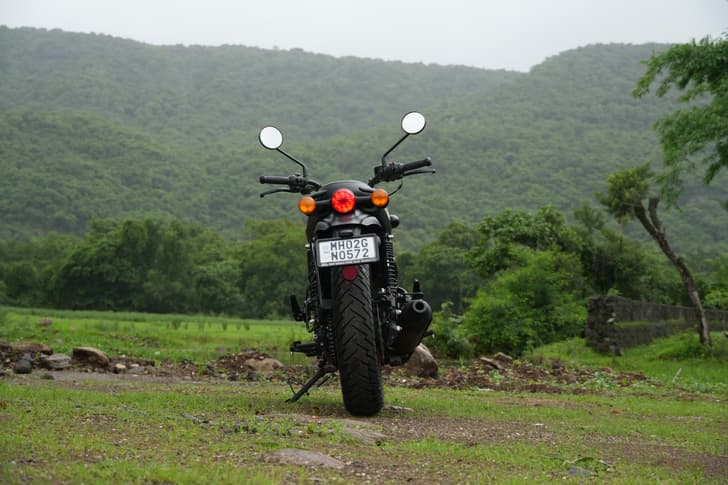 Royal Enfield Hunter 350 Rear View