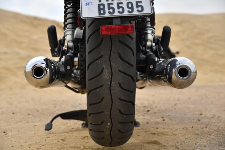 Royal Enfield Super Meteor 650 Rear View