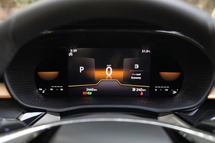Skoda Slavia Dashboard