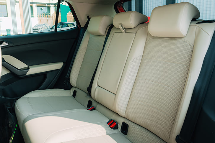 Skoda Kushaq facelift rear seats