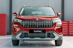 Skoda Kushaq Facelift Front View Skoda Kushaq Facelift Front View