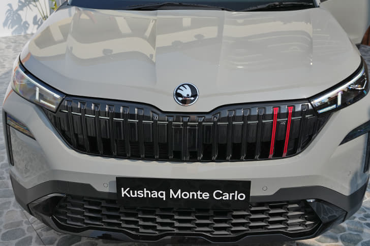 Skoda Kushaq Facelift Front View
