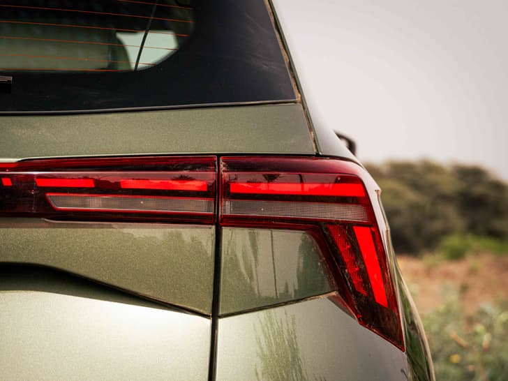Skoda Kushaq Rear View Skoda Kushaq Rear View