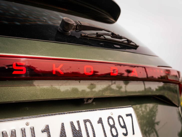 Skoda Kushaq Rear View Skoda Kushaq Rear View