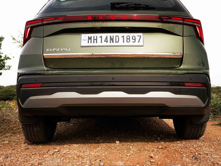 Skoda Kushaq Rear View Skoda Kushaq Rear View
