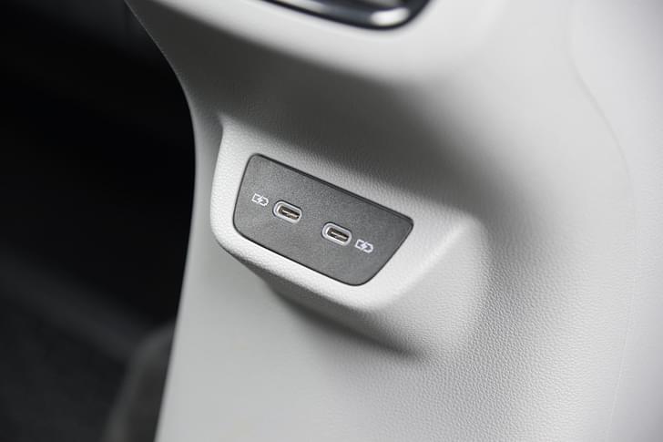 Skoda Kushaq Charging Ports