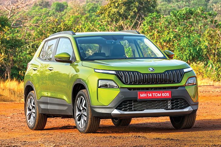 Skoda Kylaq Front Left Three Quarter