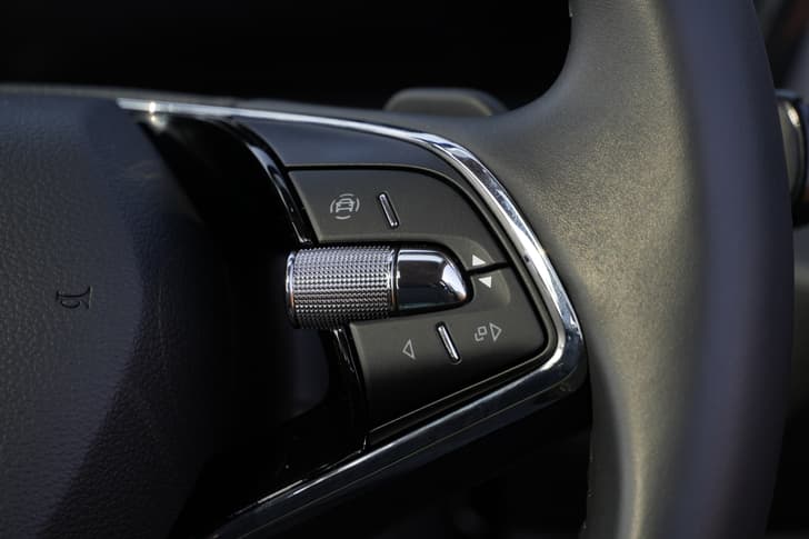 Leather Wrapped Steering Wheel