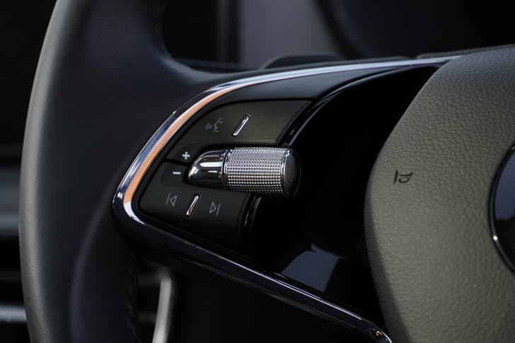 Skoda Kylaq Leather Wrapped Steering Wheel