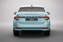 Skoda Slavia facelift Rear View Skoda Slavia facelift Rear View