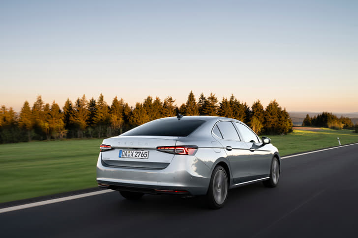 Skoda Superb Rear View Skoda Superb Rear View