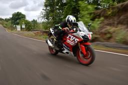 Tvs Apache Rr310 Front Left Three Quarter