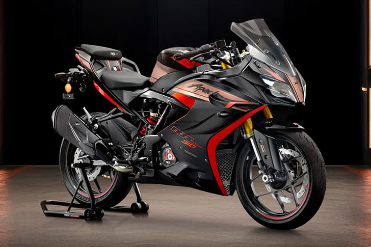 Tvs Apache Rr310 Front Left Three Quarter