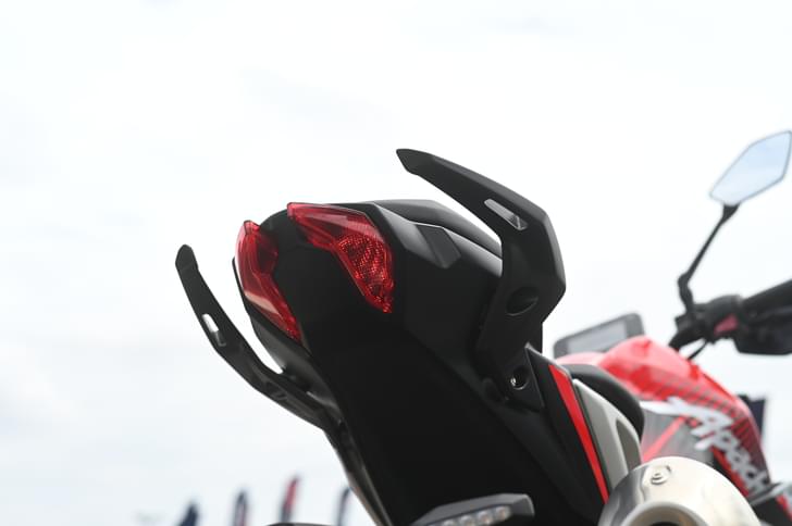 Tvs Apache Rtr 310 Rear View