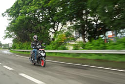 Tvs Ntorq 125 Front Right Three Quarter