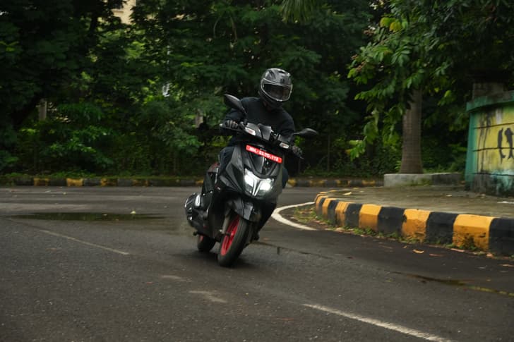 Tvs Ntorq 125 Front Left Three Quarter