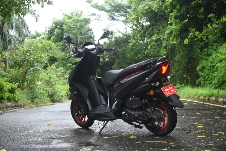 Tvs Ntorq 125 Rear View