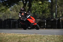TVS X Front Right Three Quarter
