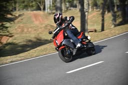 TVS X Front Left Three Quarter