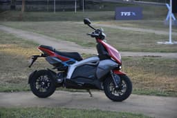TVS X Front Right Three Quarter