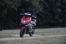 TVS X Front Left Three Quarter