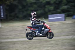 TVS X Front Right Three Quarter