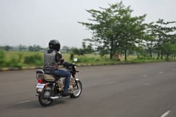 TVS XL 100 Rear View