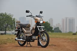 TVS XL 100 Front Left Three Quarter