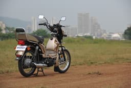 TVS XL 100 Rear View