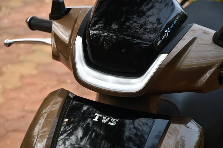 Tvs Iqube Color Brown