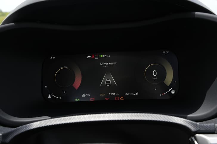 Tata Curvv Dashboard