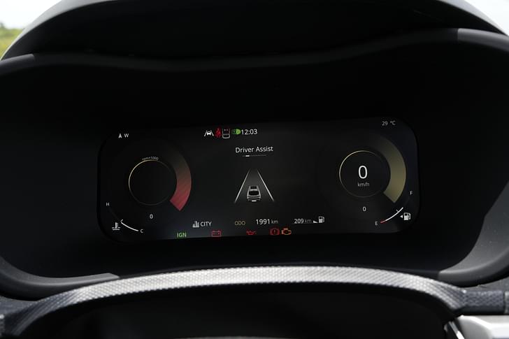 Tata Curvv Dashboard