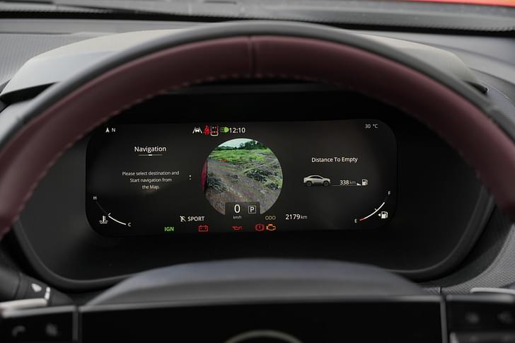 Tata Curvv Dashboard
