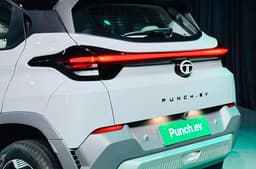Tata Punch Ev Rear View Tata Punch Ev Rear View