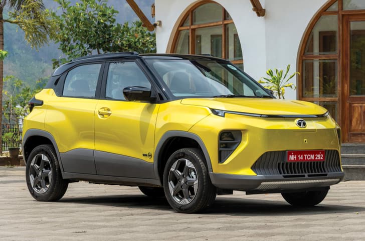 Tata Punch Ev Front Right Three Quarter