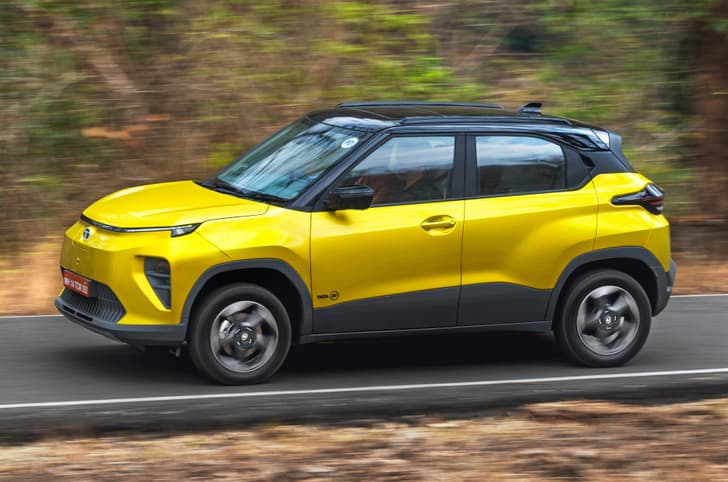 Tata Punch Ev Front Right Three Quarter