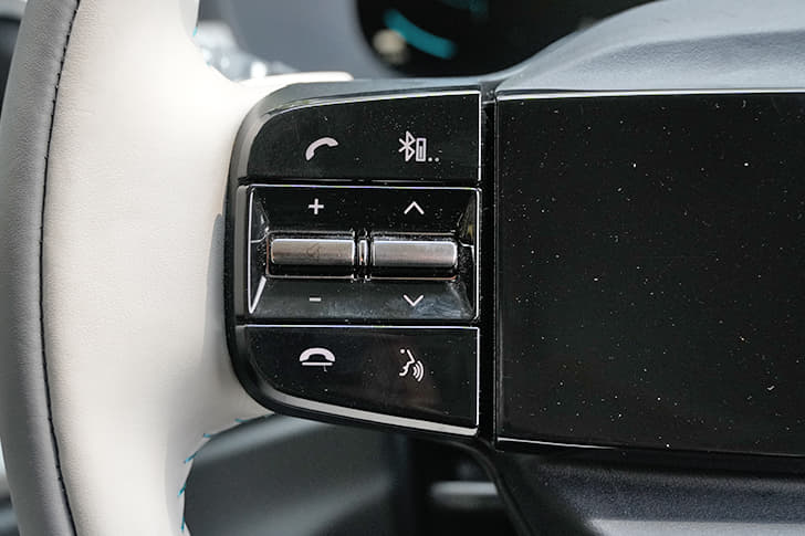 Tata Punch Ev Leather Wrapped Steering Wheel