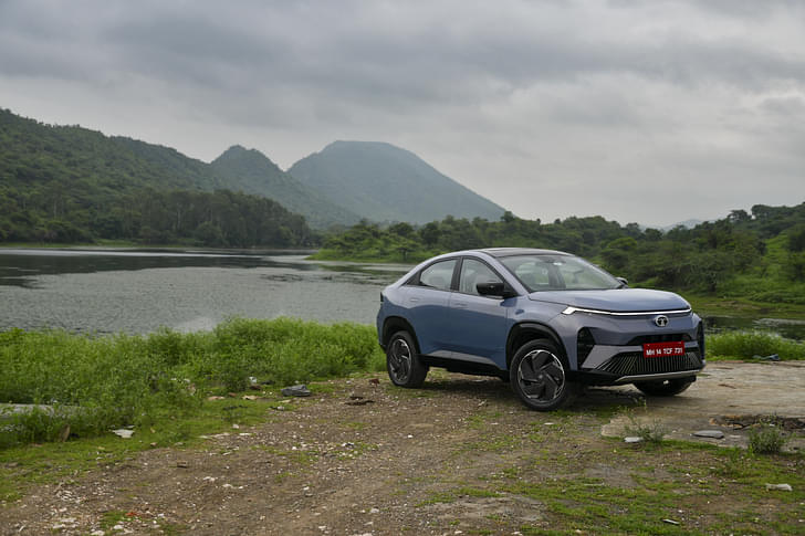 Tata Curvv Ev Front Right Three Quarter